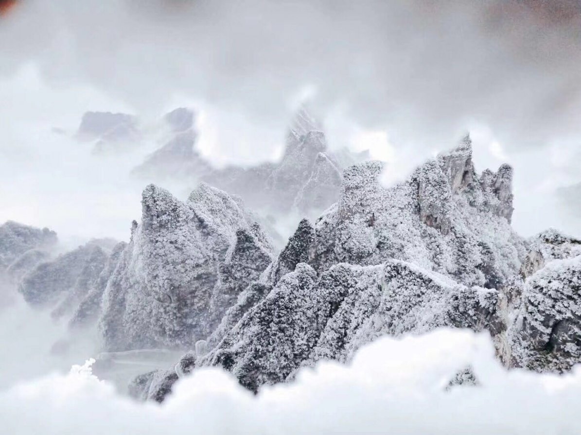 tianmen mountain winter
