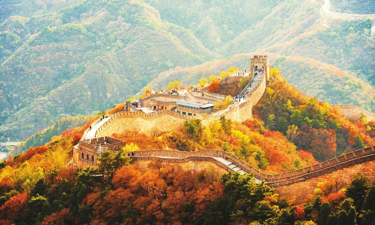 Great Wall Beijing in fall