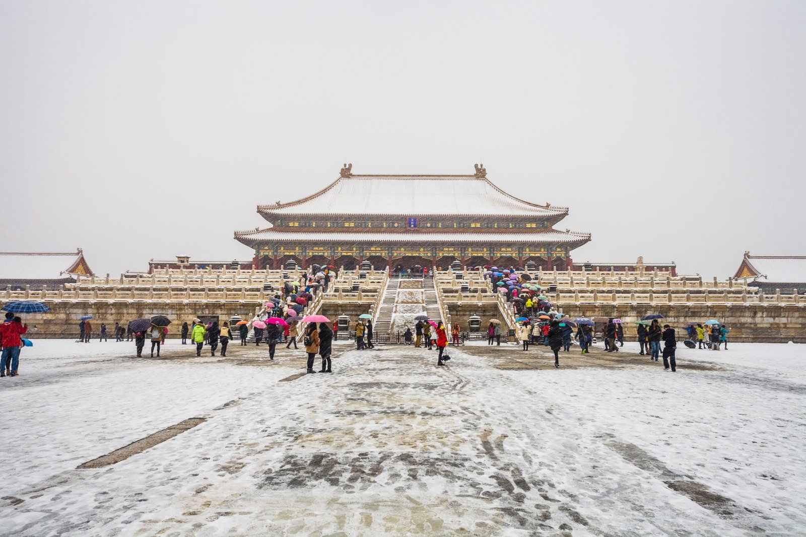 tiananmen square winter
