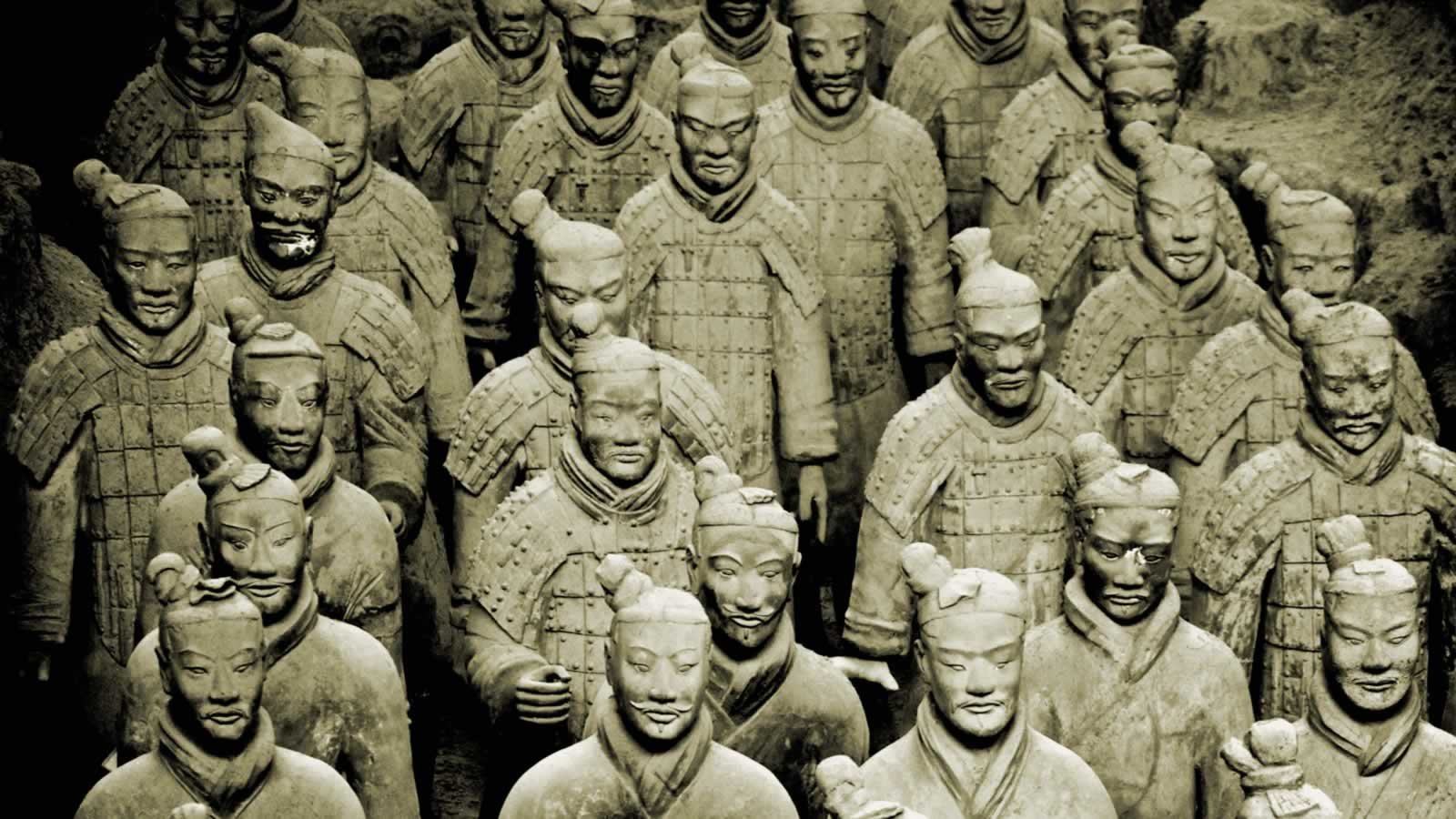 terracotta warriors
