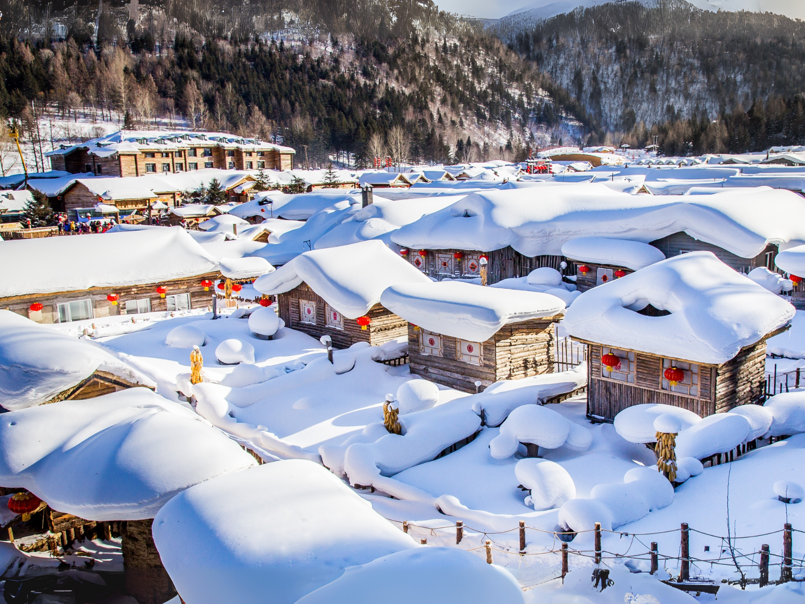 Snow Town China