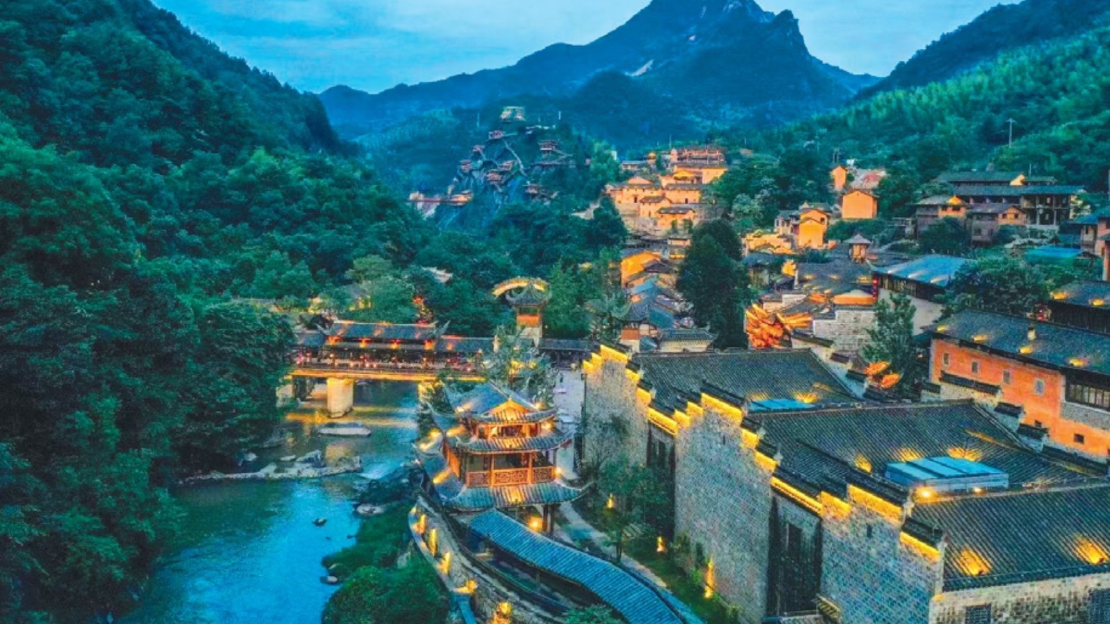 Zhangjiajie village