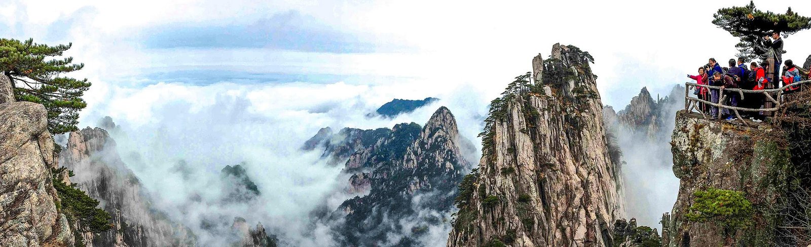yellow mountain china trekking