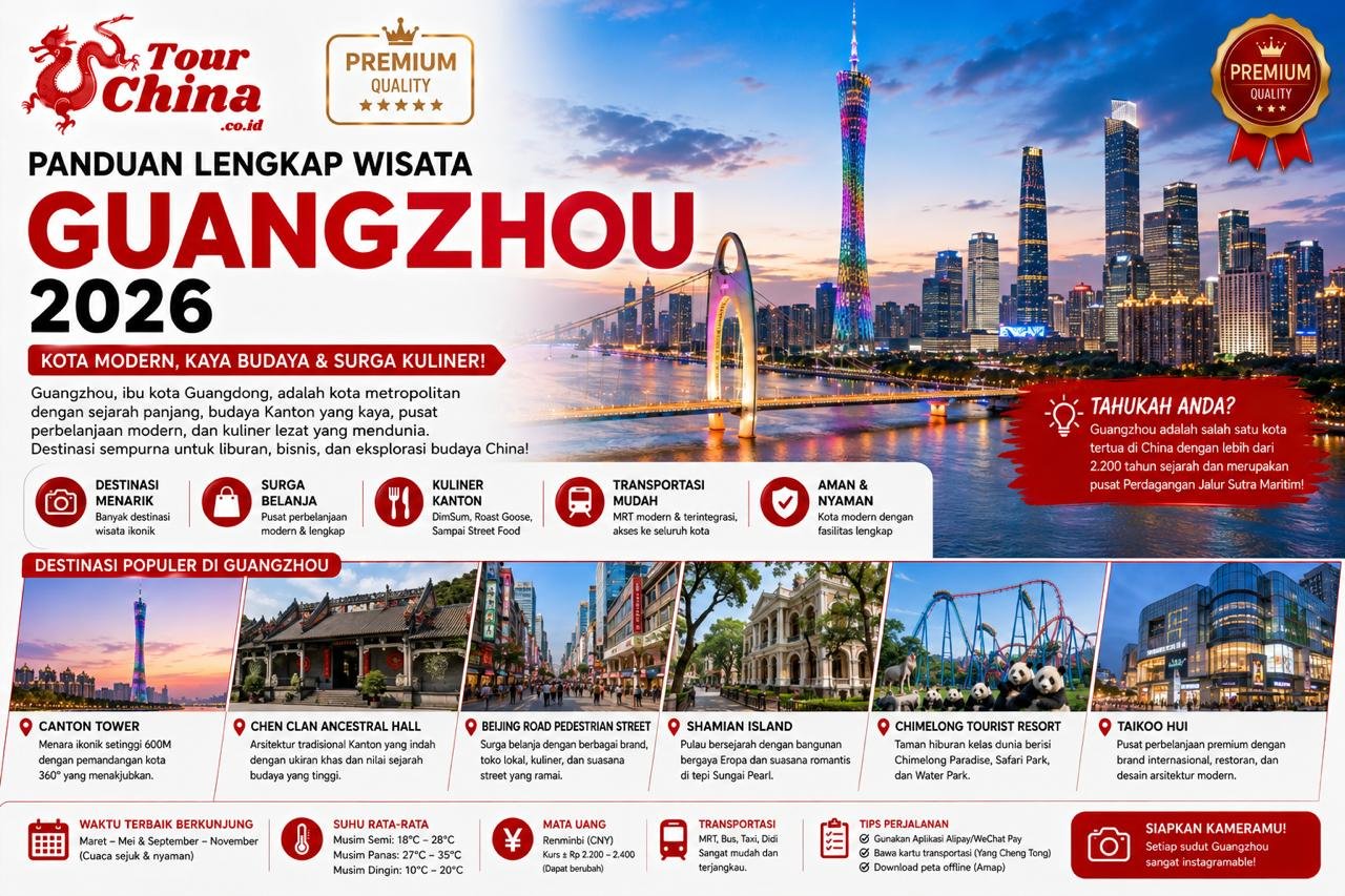 Panduan Lengkap Wisata Guangzhou 2026