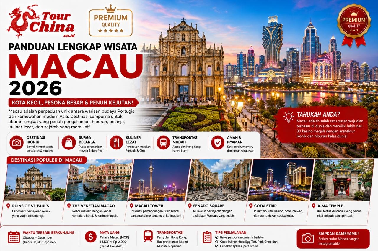Panduan Lengkap Wisata Macau 2026