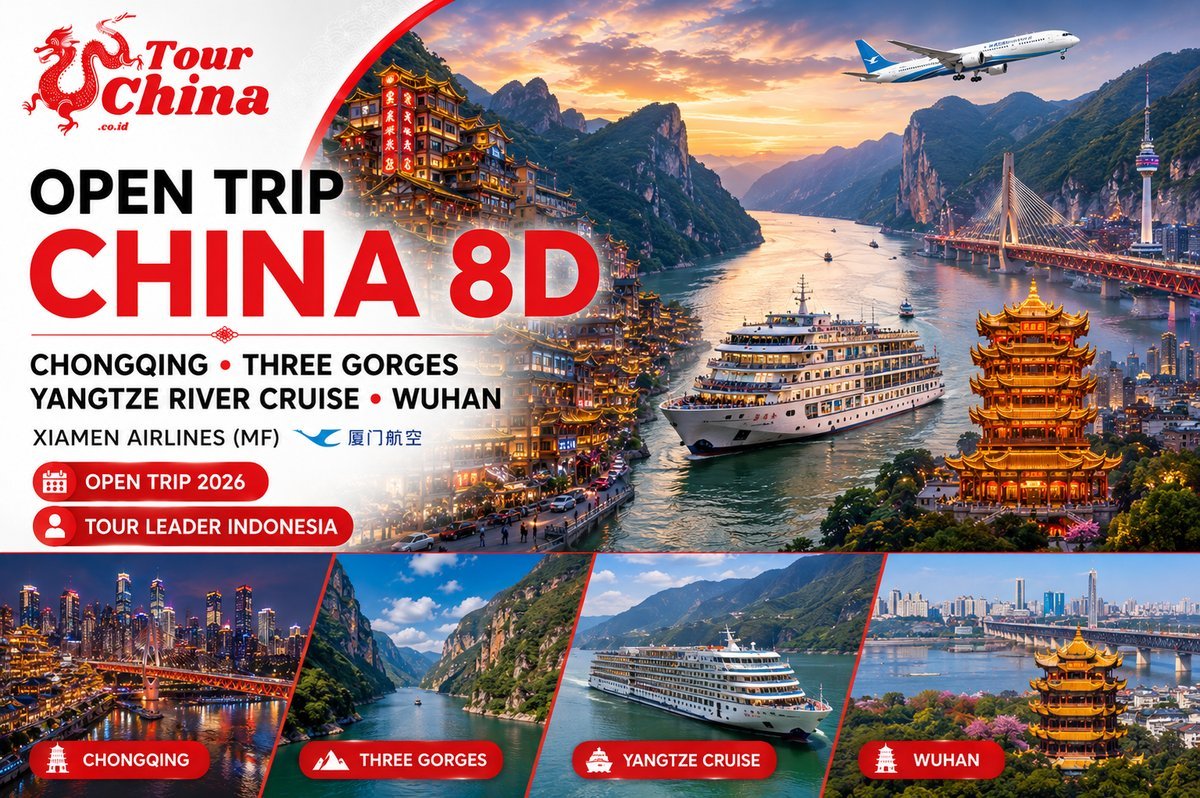 8D6N Chongqing Three Gorges Yangtze River Cruise Wuhan