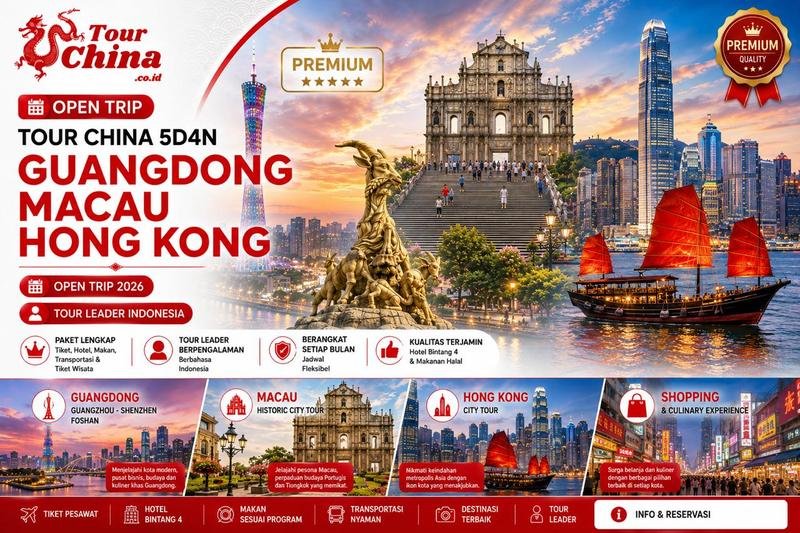 5D4N Best Deal Guangdong Macau Hong Kong 2026